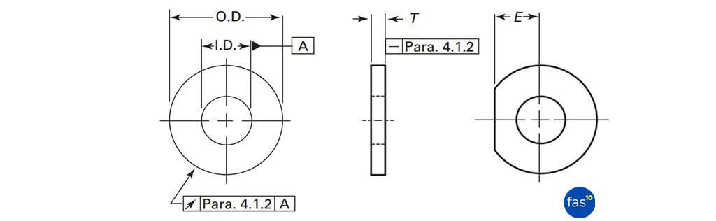 Metric Hardened Steel Circular and Circular Clipped Washers